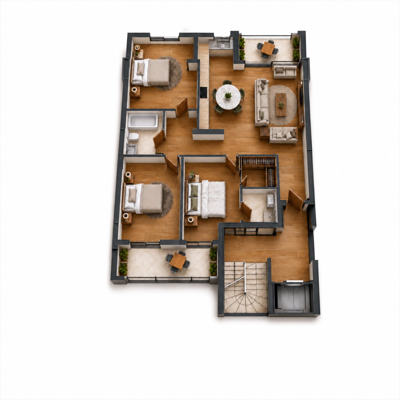 F4 — 107 m² G