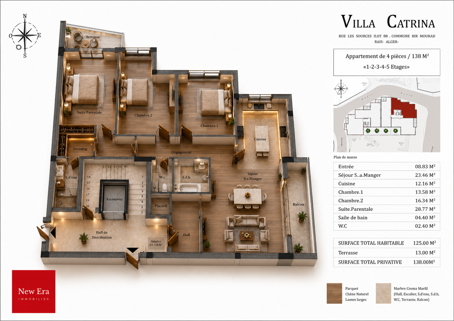 Simplex F4 — 138 m²