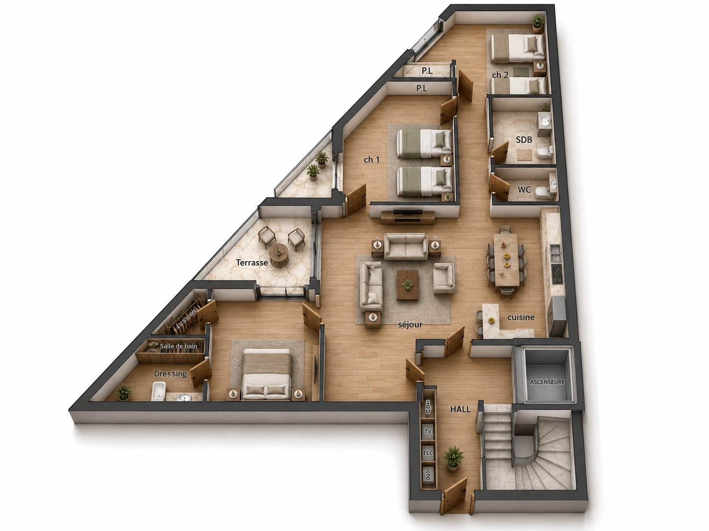 F4 — 130 m²