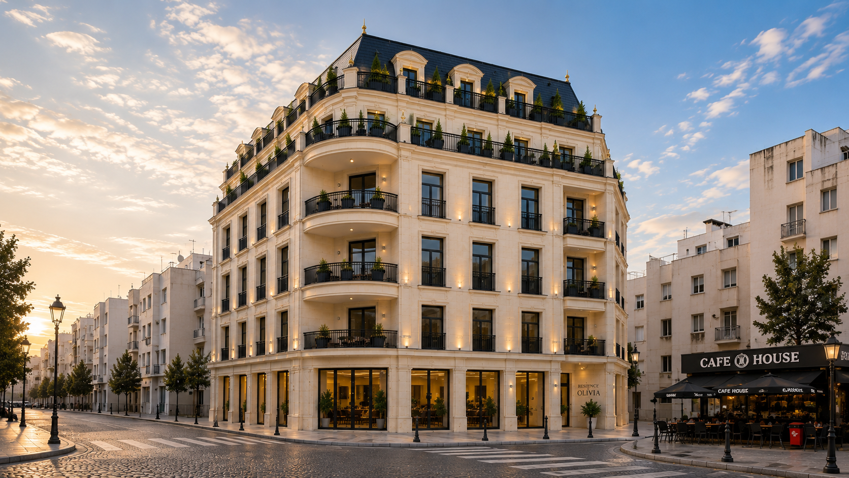 Villa Olivia — façade néoclassique